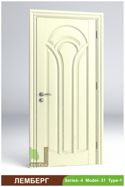 The interior doors of the selected array of wood  Lemberg 